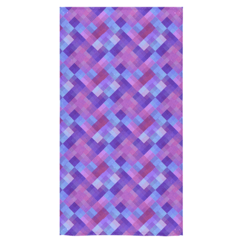 Purple Plaid Bath Towel 30"x56"