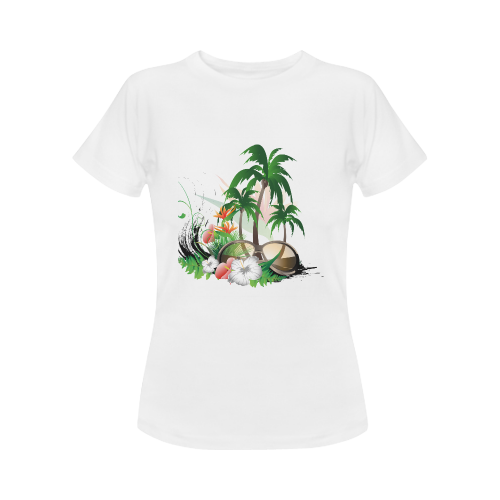 Summertime Women's Classic T-Shirt (Model T17）