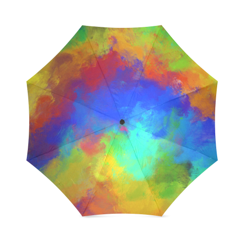 Rainbow Oil Painting Foldable Umbrella (Model U01)