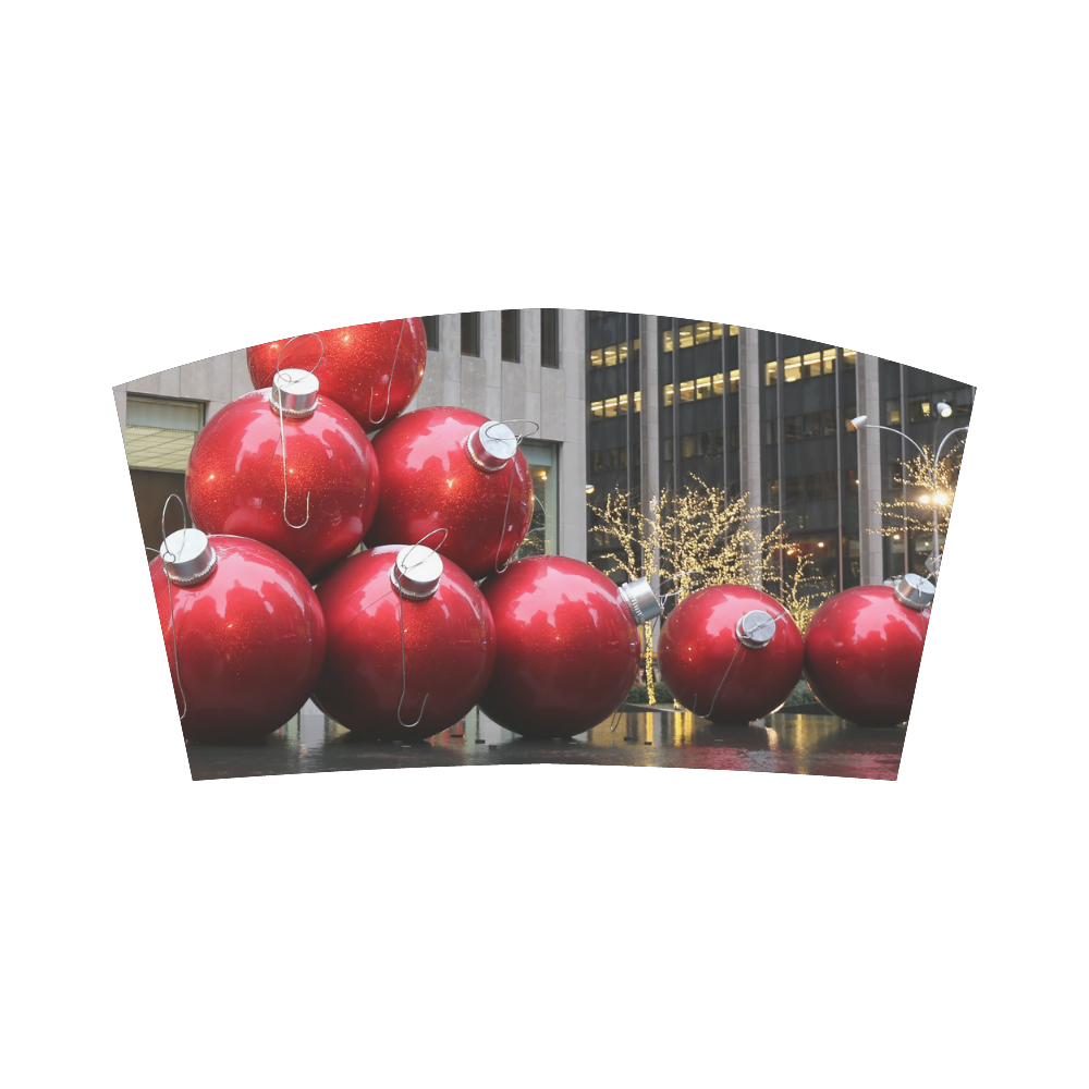 NYC Christmas Ball Ornaments Bandeau Top