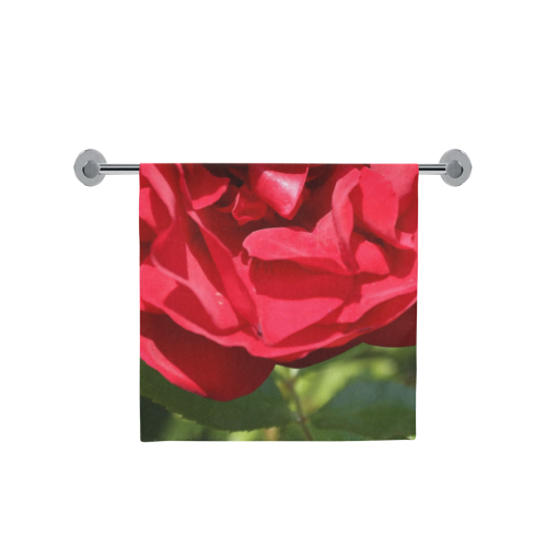 Red Rose Bath Towel 30"x56"