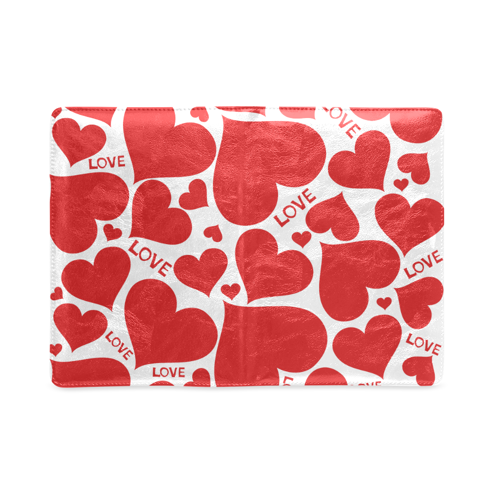 Red Hearts and Love Custom NoteBook A5