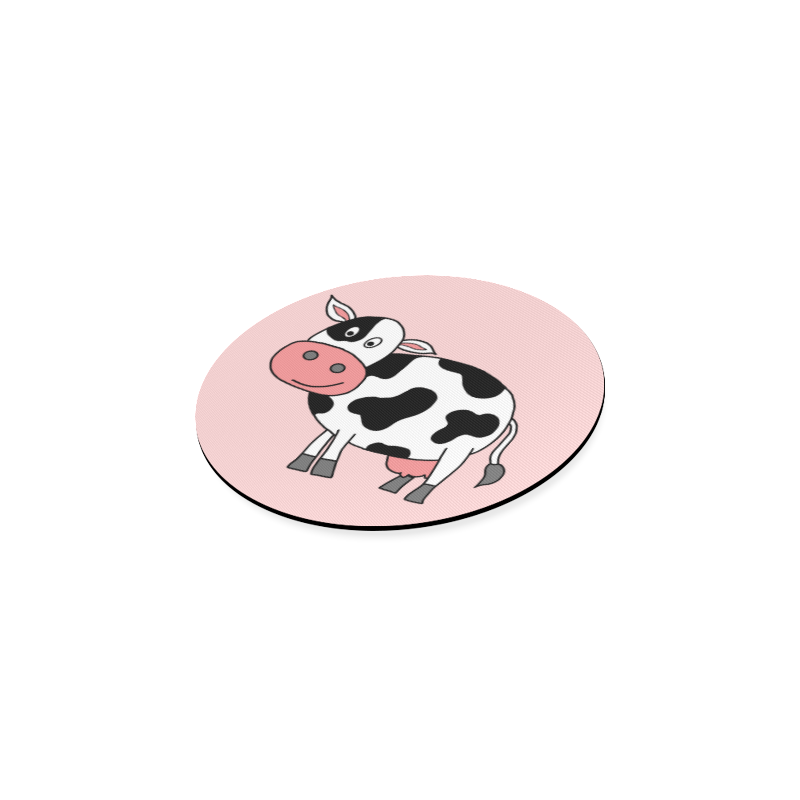 Moo Cow Round Coaster