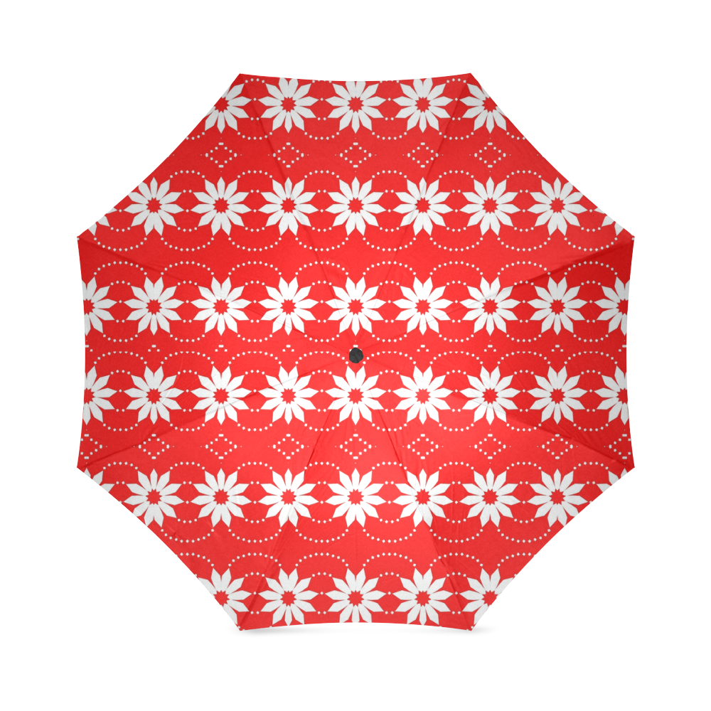 Umbrella-flower with red Foldable Umbrella (Model U01)