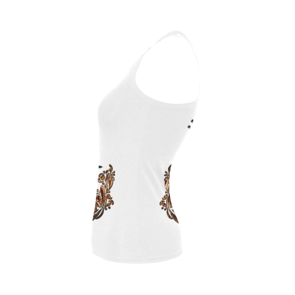 Cute giraffe Women's Shoulder-Free Tank Top (Model T35)