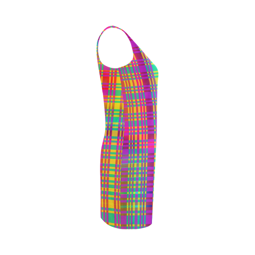 Rainbow Tartan Medea Vest Dress (Model D06)
