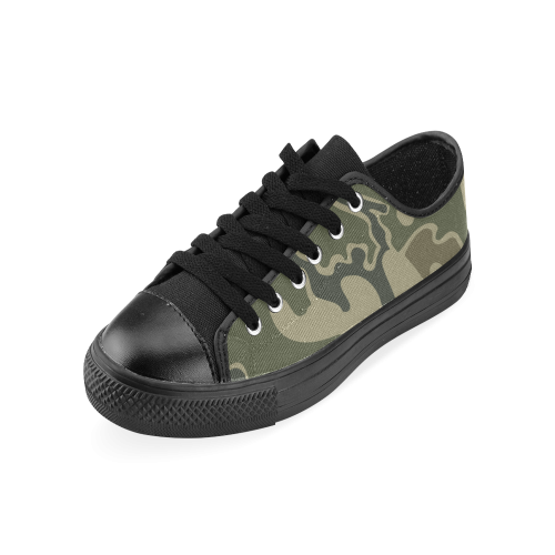 US m1948 ERDL camouflage Men's Classic Canvas Shoes (Model 018)