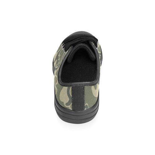 US m1948 ERDL camouflage Men's Classic Canvas Shoes (Model 018)