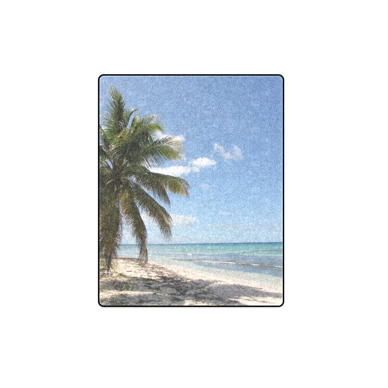 Isla Saona Caribbean Paradise Beach Blanket 40"x50"