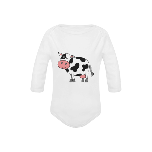 Moo Cow Baby Powder Organic Long Sleeve One Piece (Model T27)