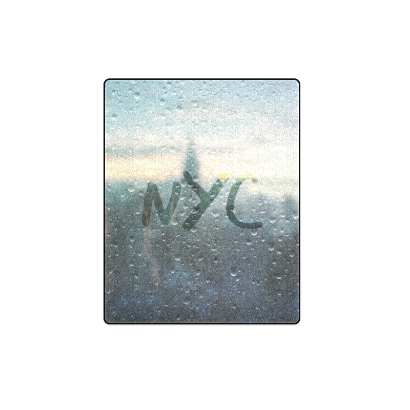 Rainy Day in NYC Blanket 40"x50"