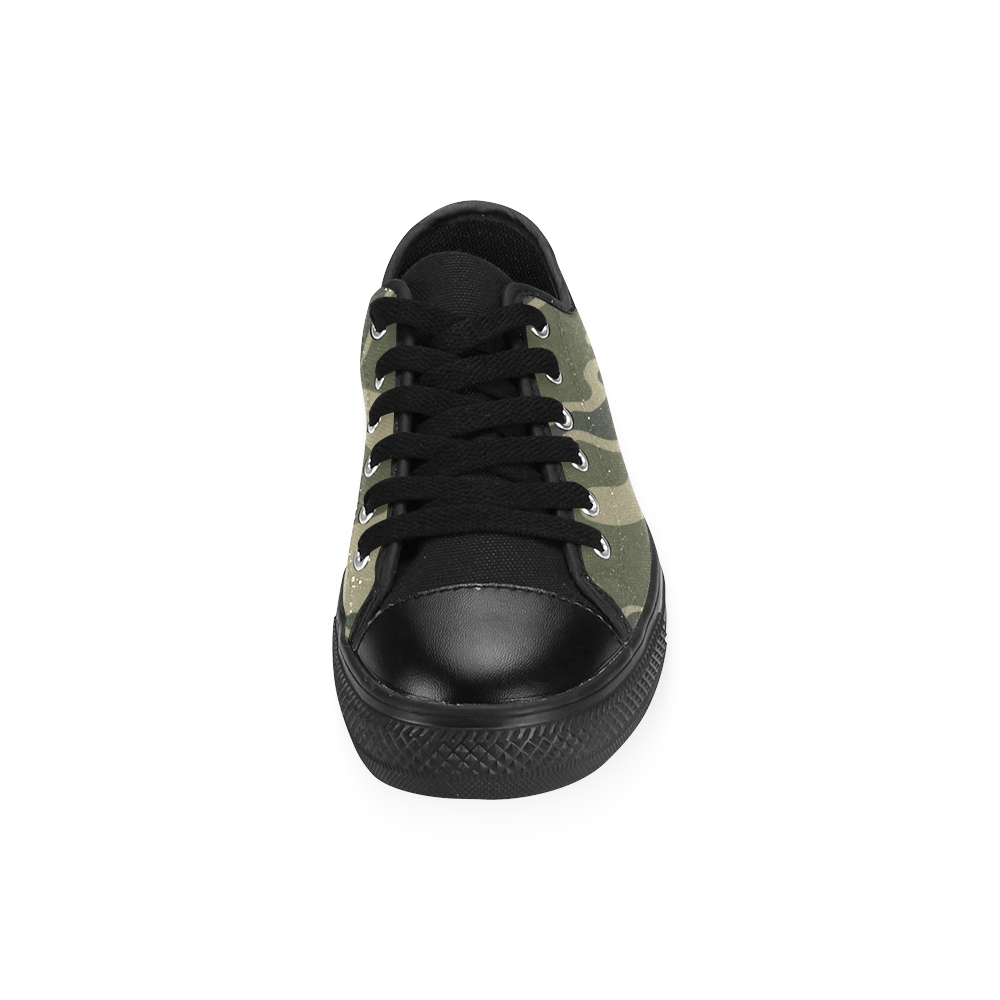 US m1948 ERDL camouflage Men's Classic Canvas Shoes (Model 018)