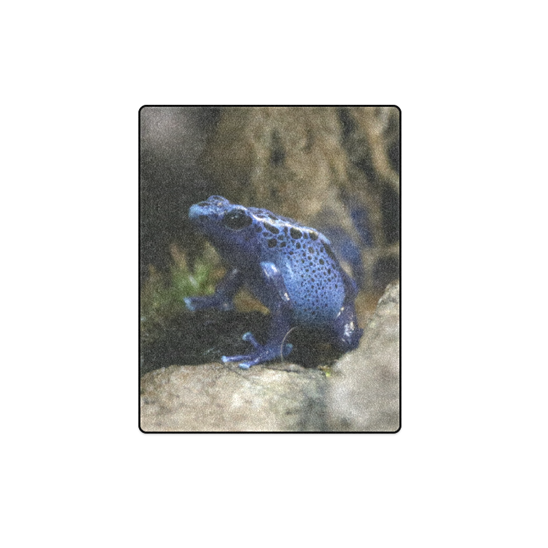 Blue Poison Arrow Frog Blanket 40"x50"