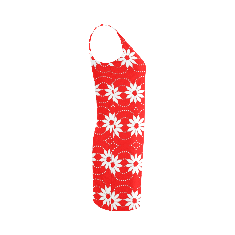 #annabellerockz- Vest dress ,flower with red Medea Vest Dress (Model D06)