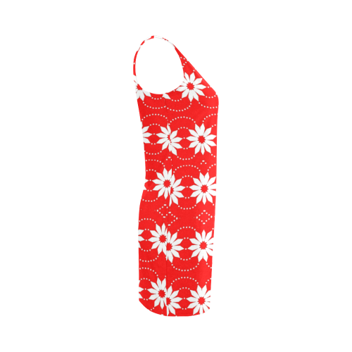 #annabellerockz- Vest dress ,flower with red Medea Vest Dress (Model D06)