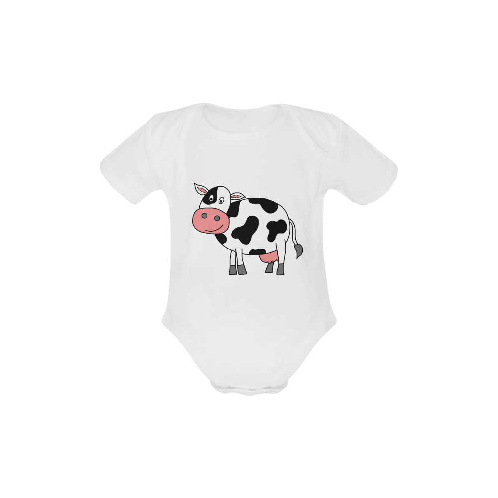 Moo Cow Baby Powder Organic Short Sleeve One Piece (Model T28)