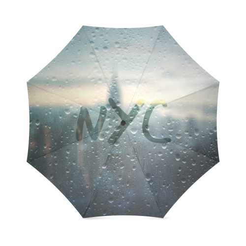 Rainy Day in NYC Foldable Umbrella (Model U01)