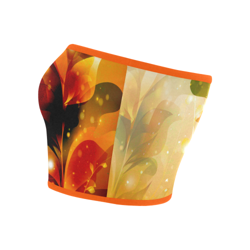 Awesome abstract flowers Bandeau Top