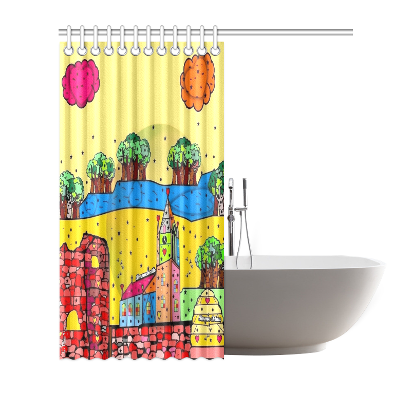 Immekath by Nico Bielow Shower Curtain 72"x72"