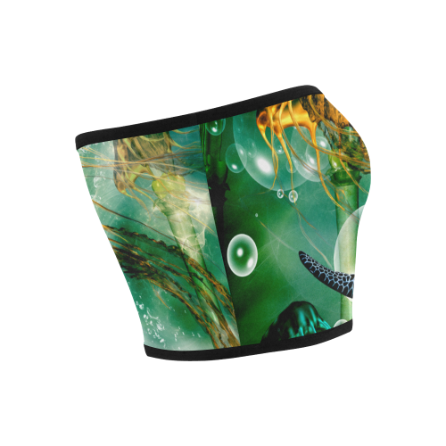 Turtle with jelly fsih Bandeau Top