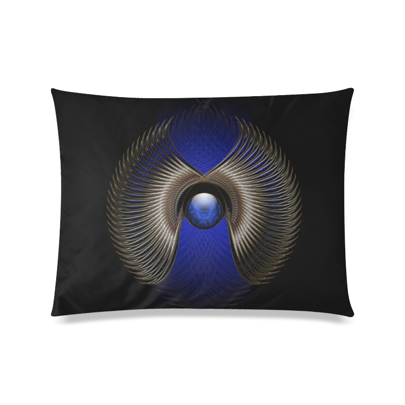 Wings Custom Zippered Pillow Case 20"x26"(Twin Sides)