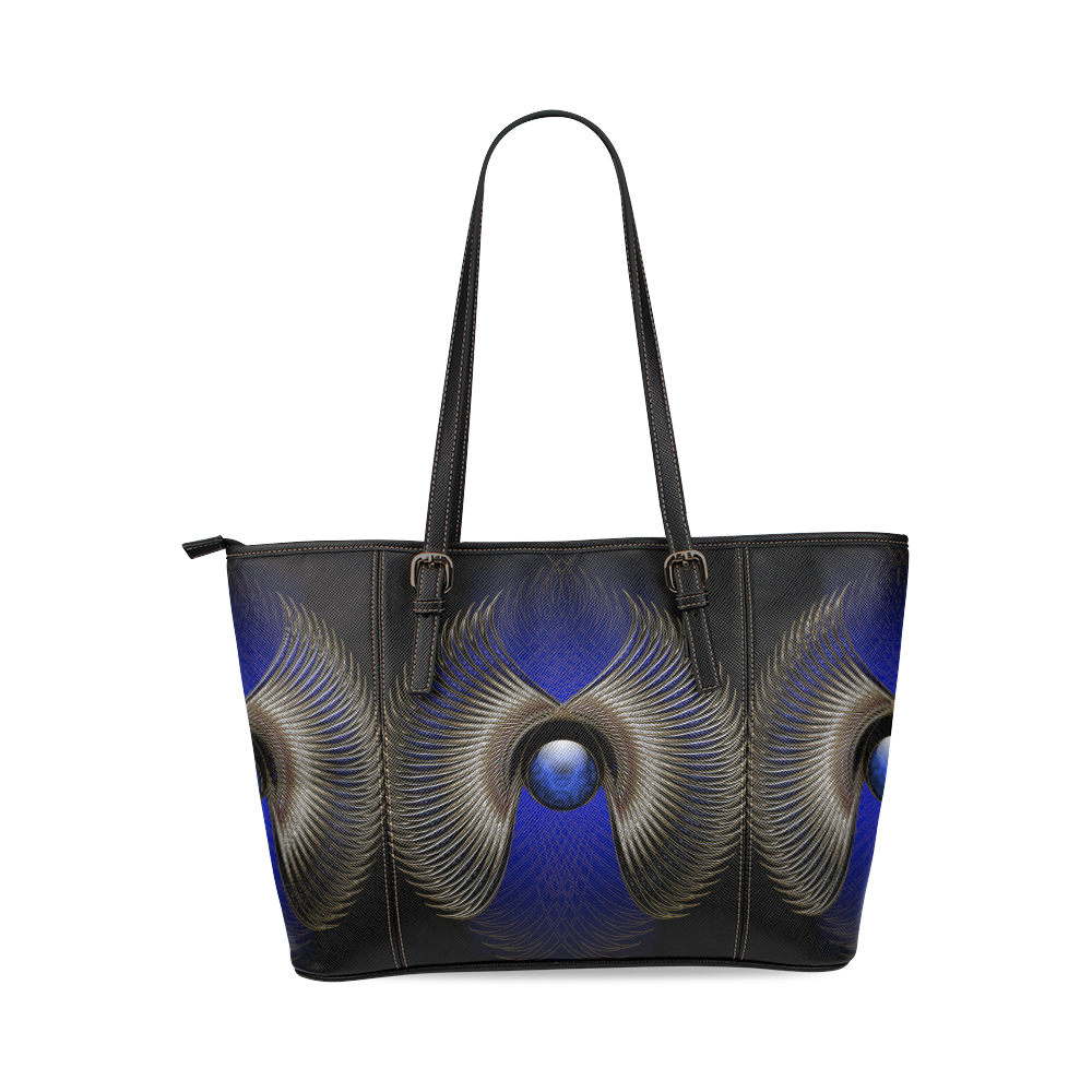 Wings Leather Tote Bag/Large (Model 1640)