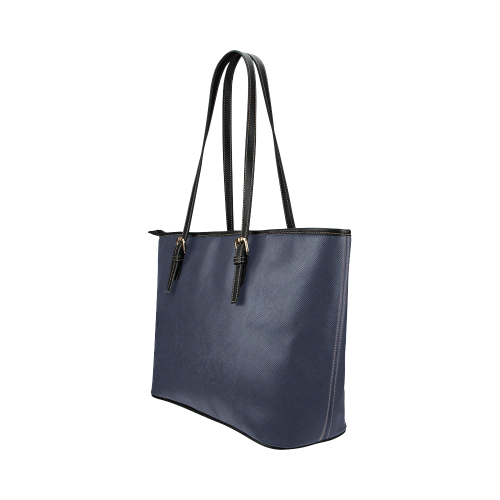 Peacoat Leather Tote Bag/Large (Model 1651)