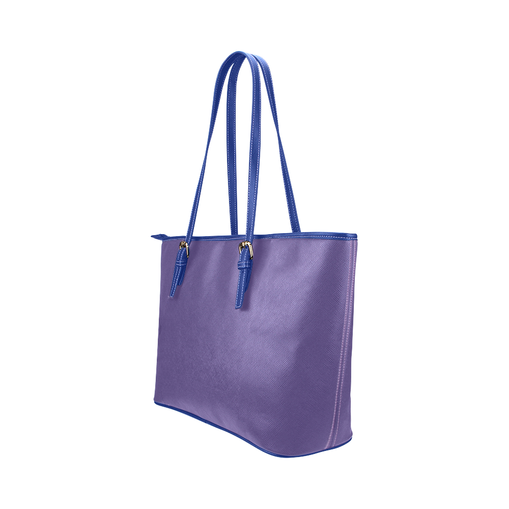 Ultra Violet Leather Tote Bag/Large (Model 1651)