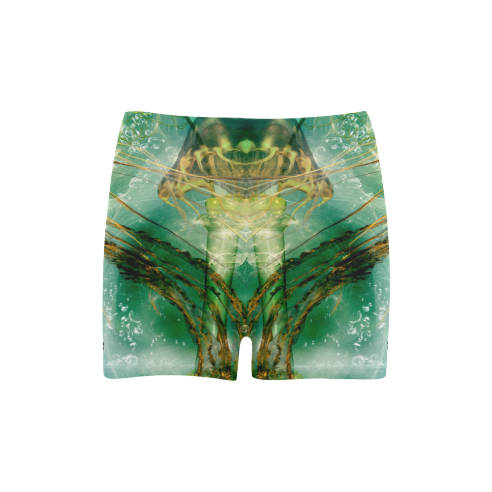 Turtle with jelly fsih Briseis Skinny Shorts (Model L04)