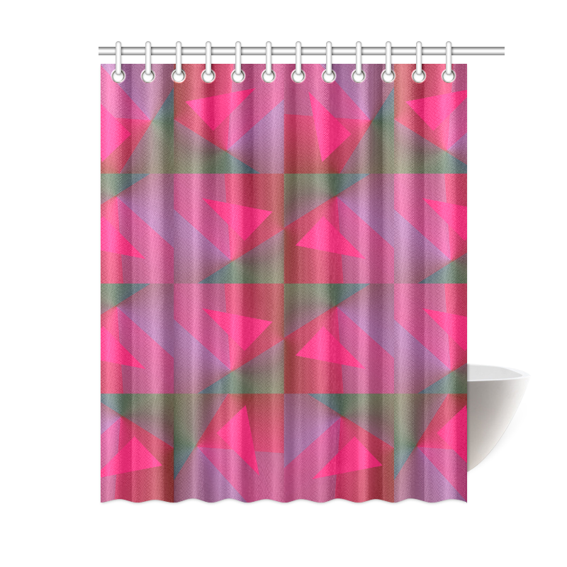 Geometric Lux Q Shower Curtain 60"x72"