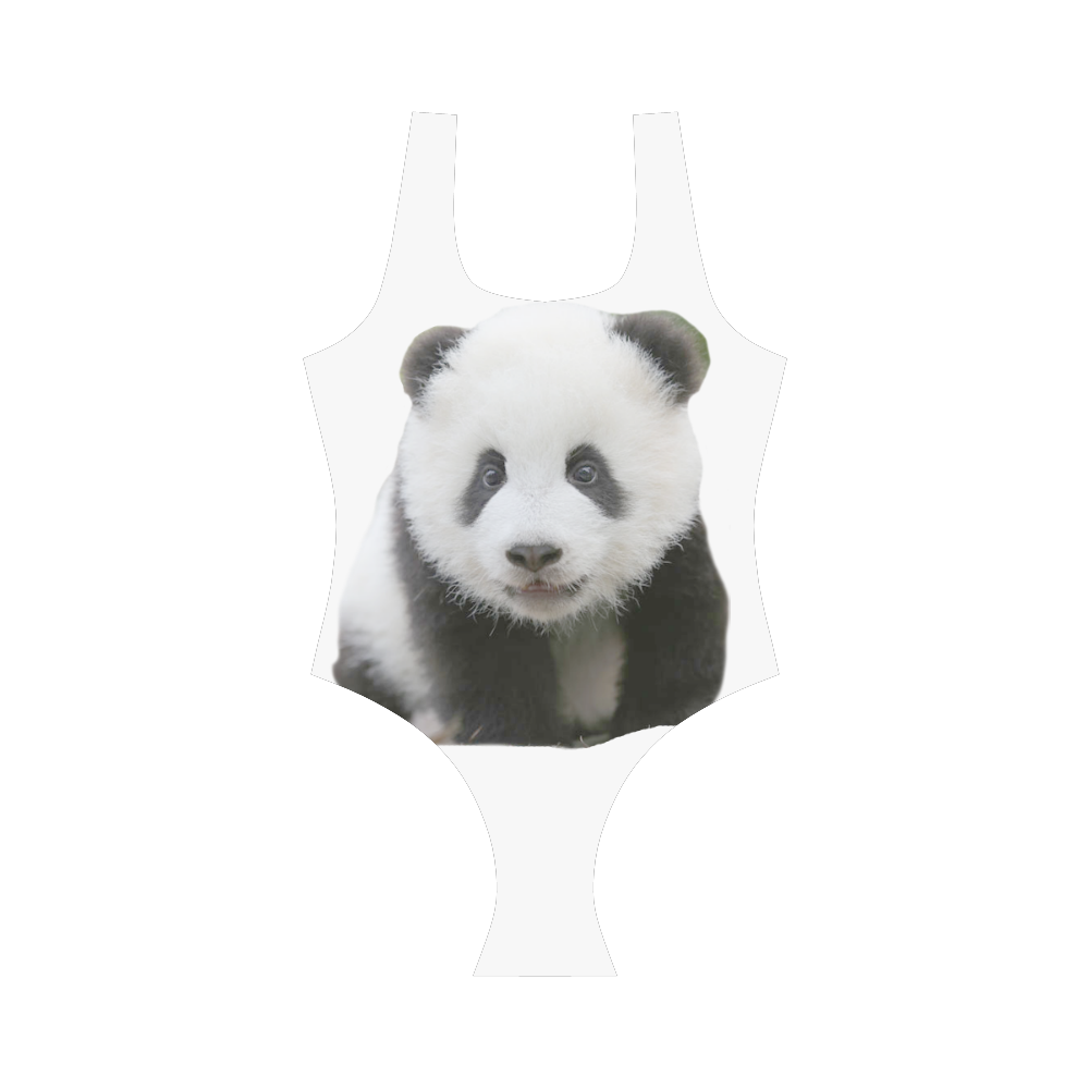 Panda Bear Vest One Piece Swimsuit (Model S04)