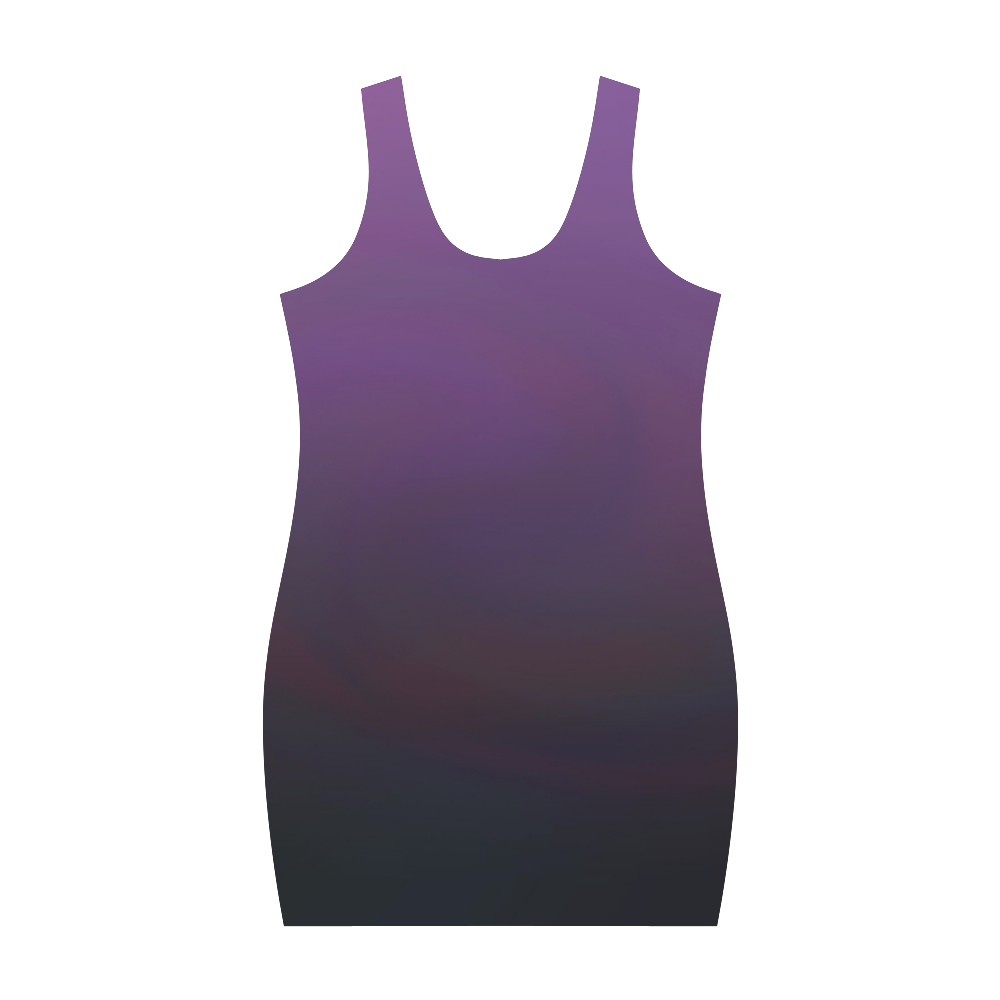 Purple gradient VAS2 Medea Vest Dress (Model D06)