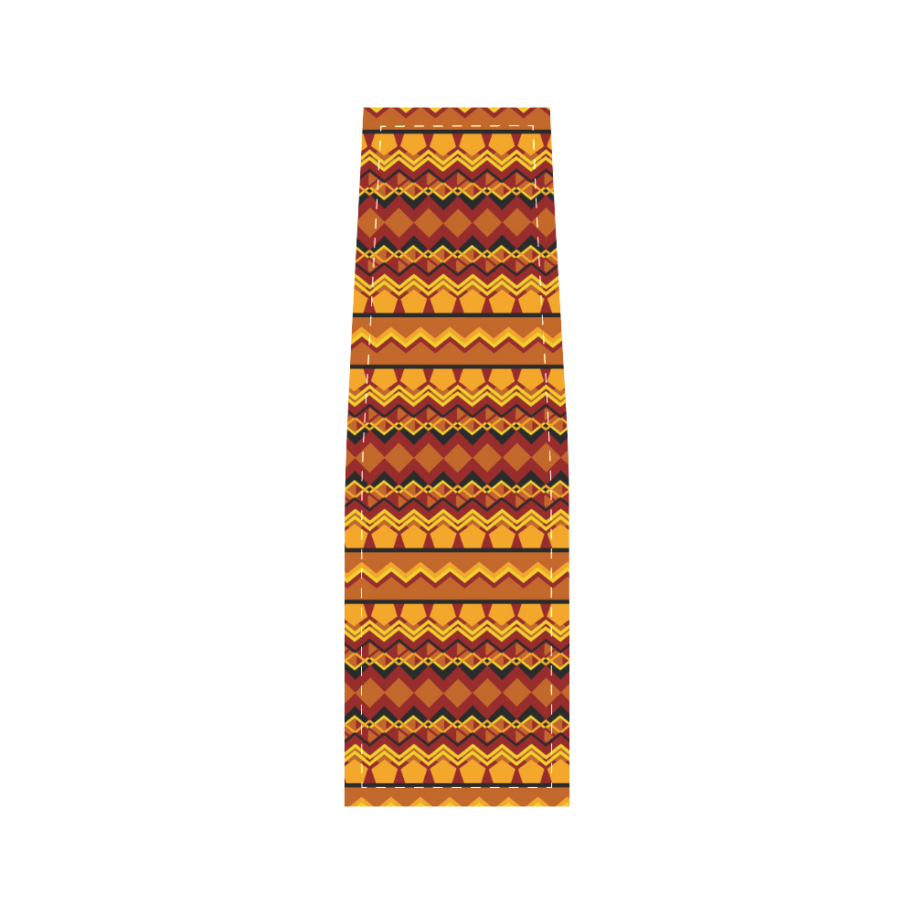 Gold Tribal Pattern Saddle Bag/Large (Model 1649)