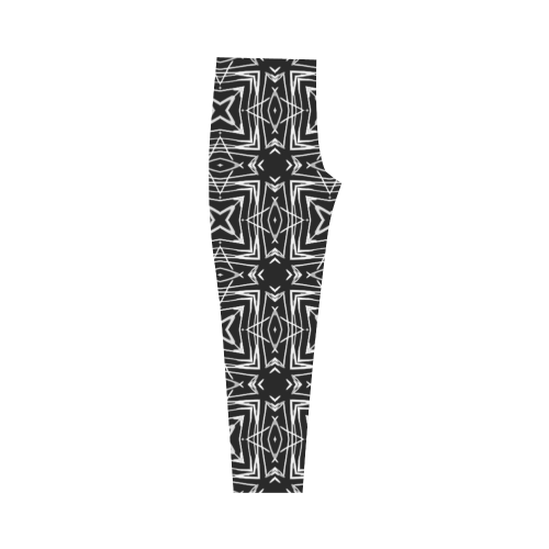 funny doodle pattern 02 Capri Legging (Model L02)