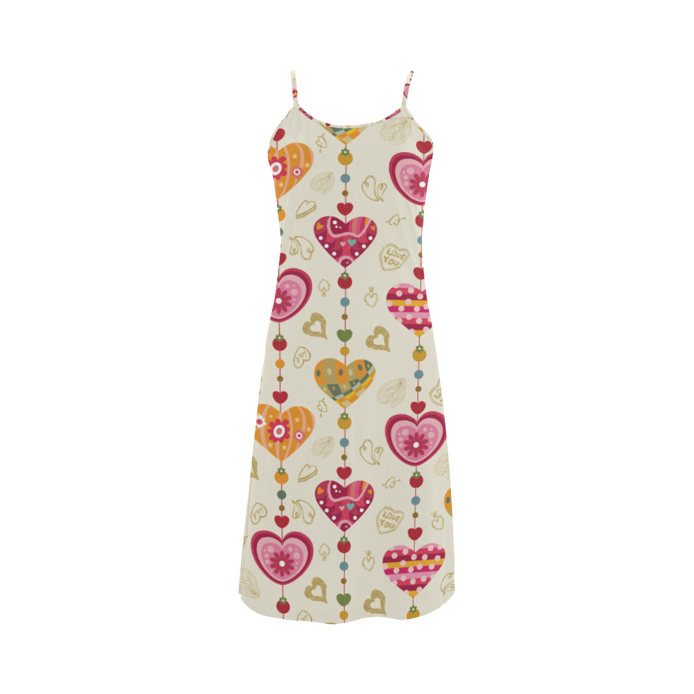 Artsy Hearts Alcestis Slip Dress (Model D05) | ID: D288565