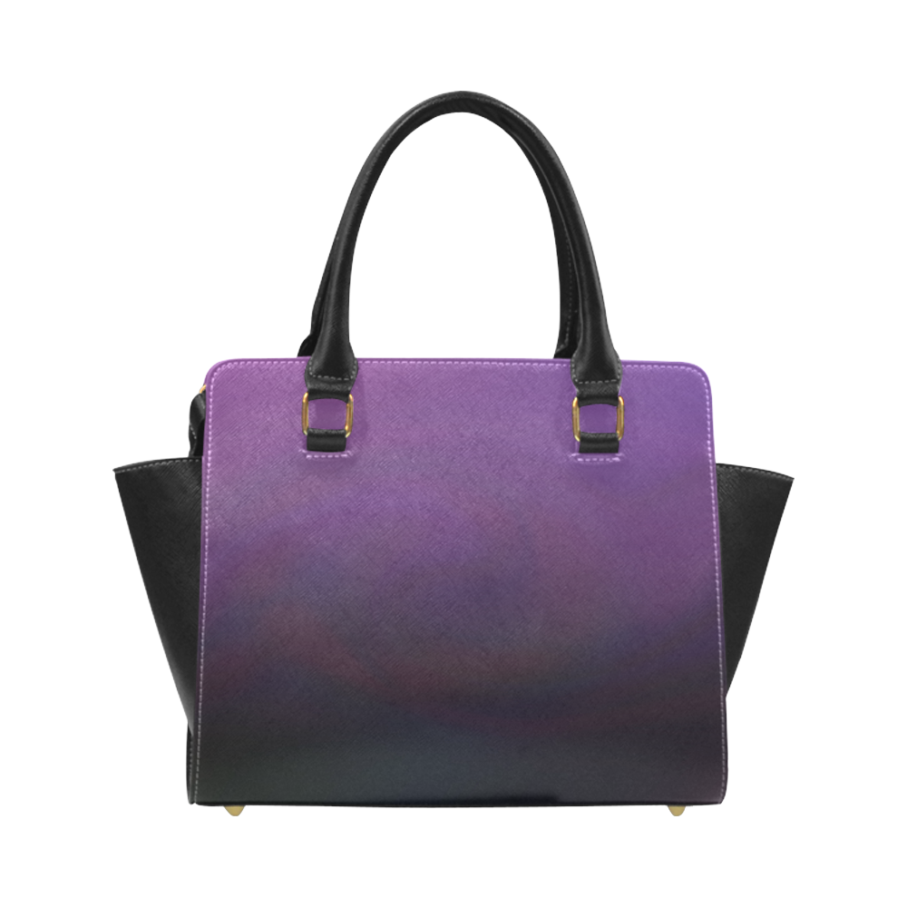 Purple gradient VAS2 Classic Shoulder Handbag (Model 1653)