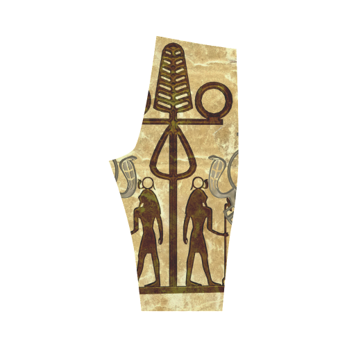 Egyptian sign Hestia Cropped Leggings (Model L03)