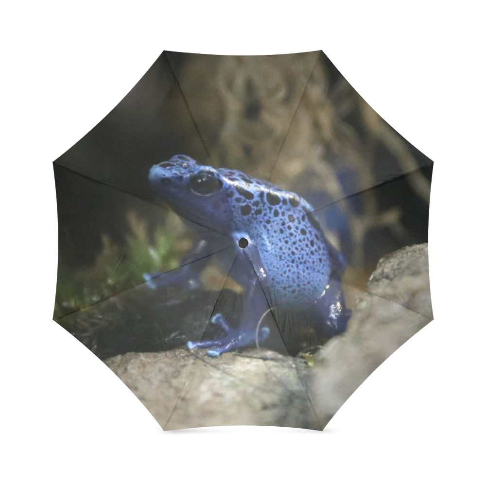 Blue Poison Arrow Frog Foldable Umbrella (Model U01)