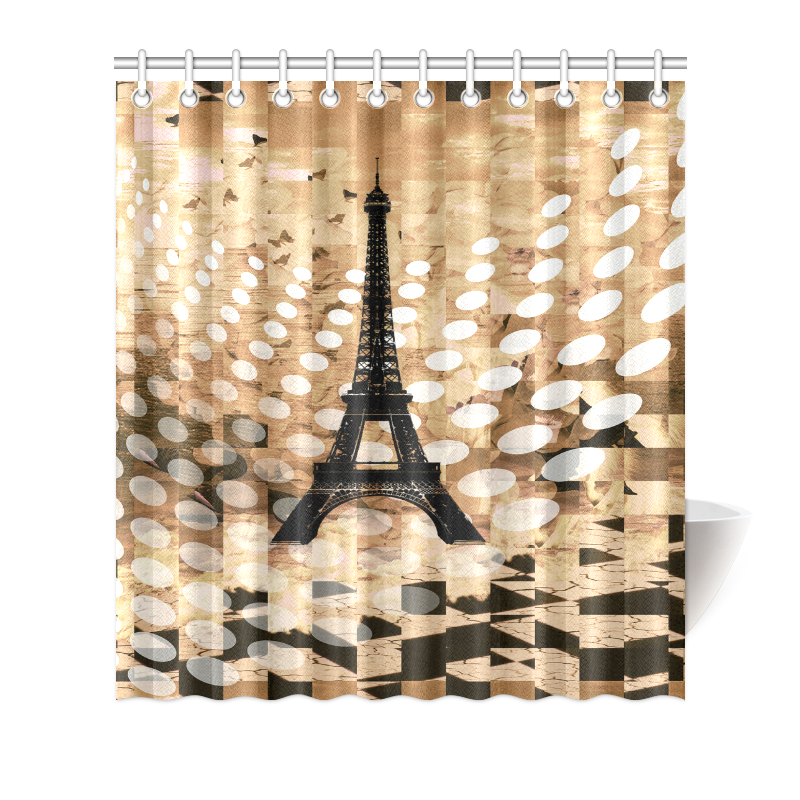 Paris Shower Curtain 66"x72"