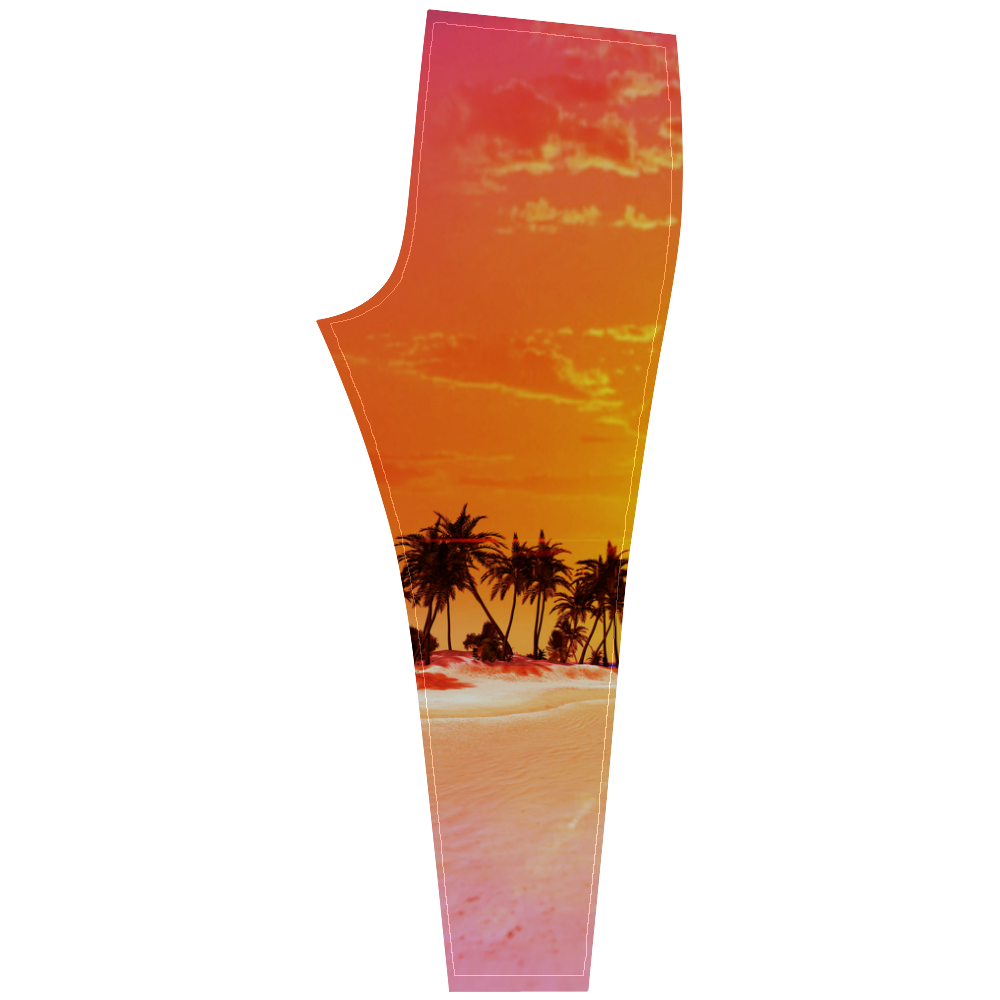 Wonderful sunset in soft colors Cassandra Women's Leggings (Model L01)