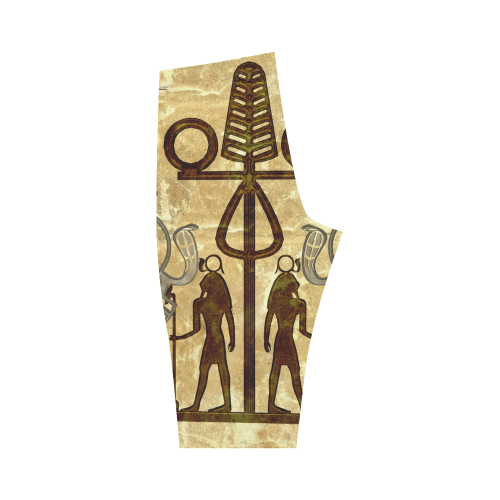 Egyptian sign Hestia Cropped Leggings (Model L03)