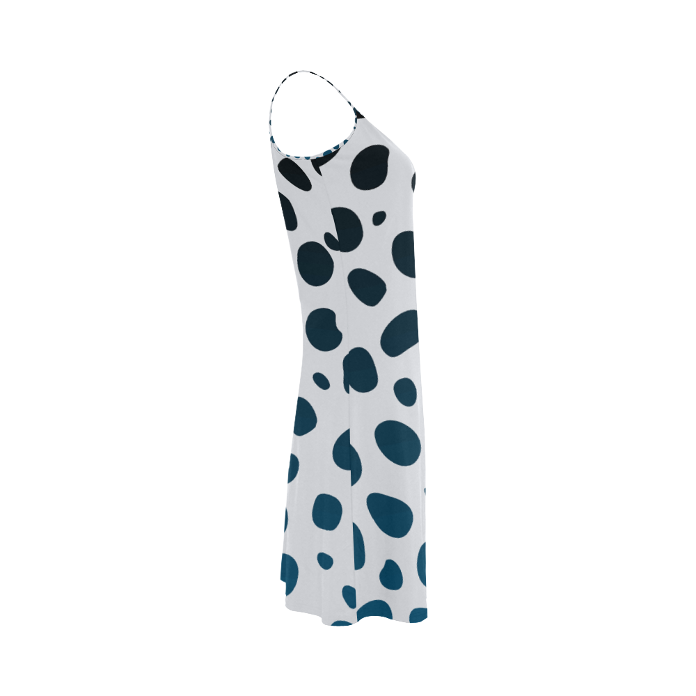 White Leopard Alcestis Slip Dress (Model D05)