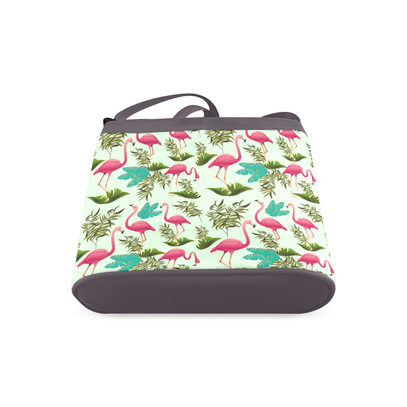 Pink Flamingos Exotic Birds Crossbody Bags (Model 1613)