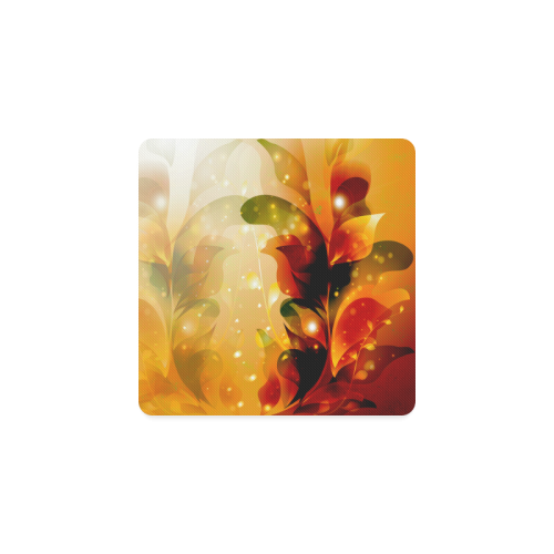 Awesome abstract flowers Square Coaster