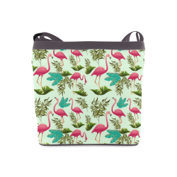Pink Flamingos Exotic Birds Crossbody Bags (Model 1613)