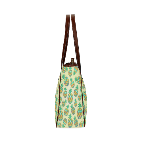 Pineapple Pastel Colors Pattern Classic Tote Bag (Model 1644)