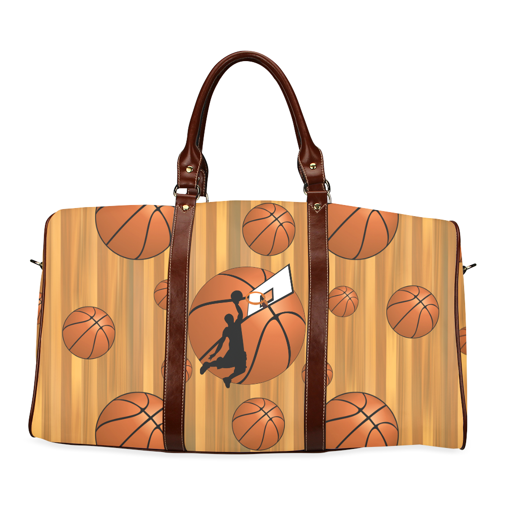 Slam Dunk Basketball Player Waterproof Travel Bag/Large (Model 1639)