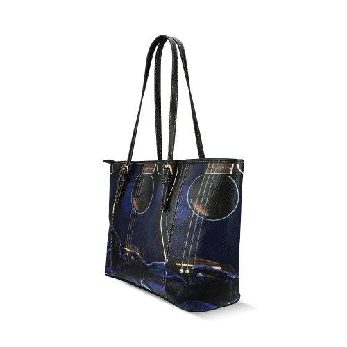 Curves Leather Tote Bag/Small (Model 1640)