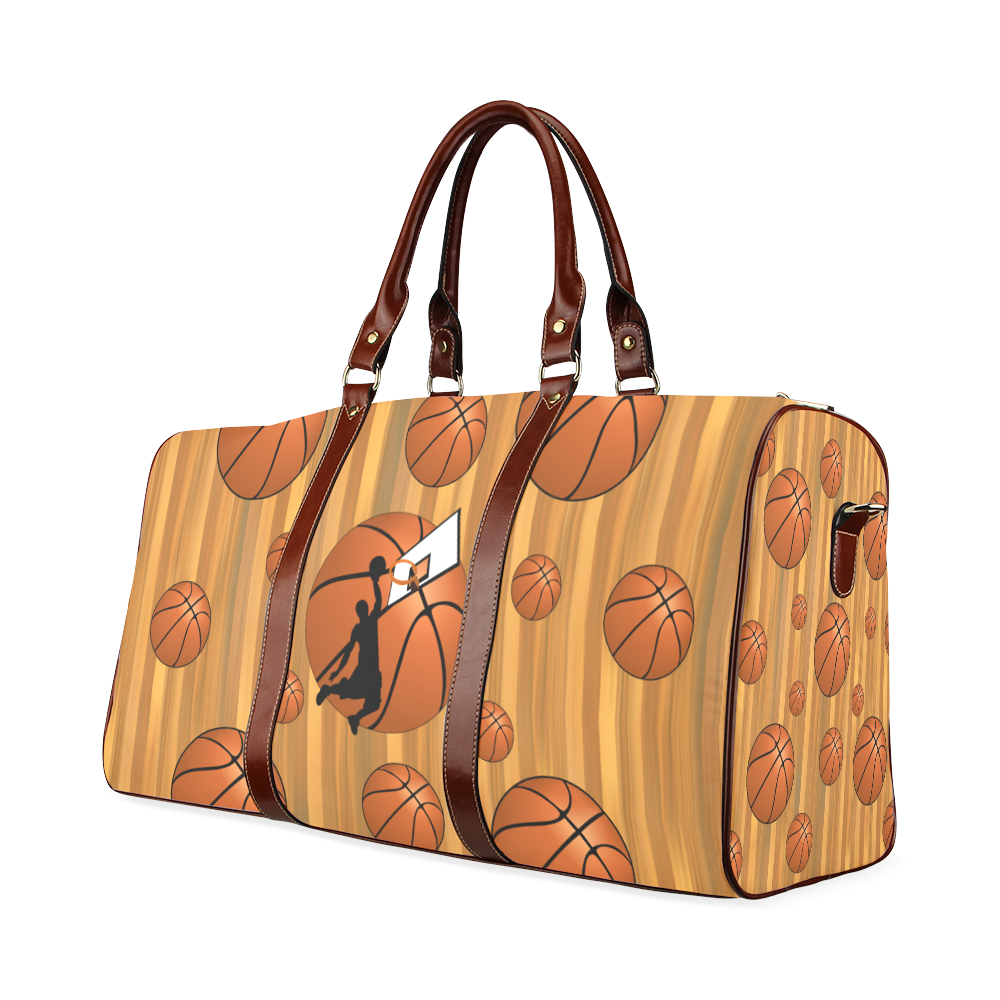 Slam Dunk Basketball Player Waterproof Travel Bag/Large (Model 1639)