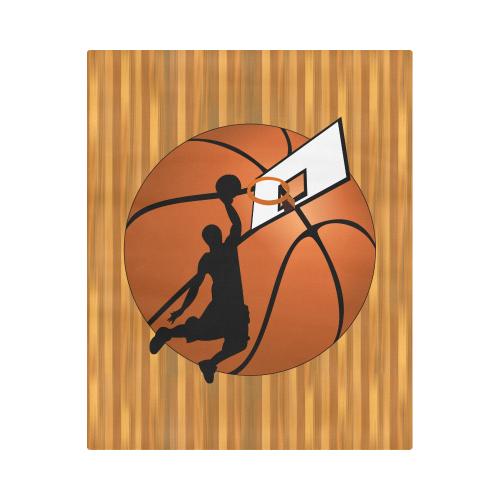 Slam Dunk Basketball Player Duvet Cover 86"x70" ( All-over-print)